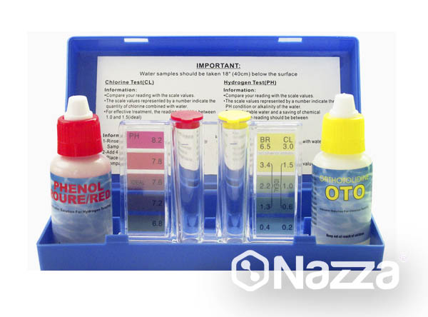 kit de mesure de pH et de chlore